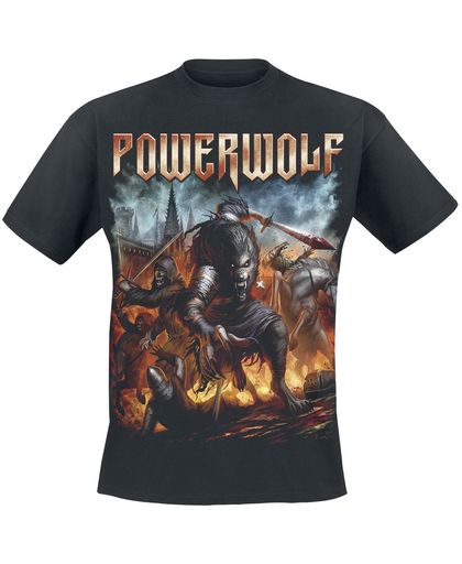 Powerwolf Viking Wolves T-shirt zwart