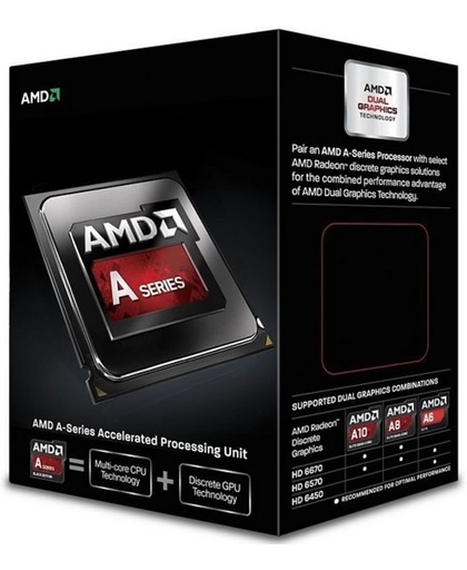 AMD A series A6-6420K Black Edition 4GHz 1MB L2 Box processor