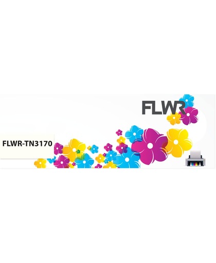 FLWR Brother TN-3170 Toner Zwart