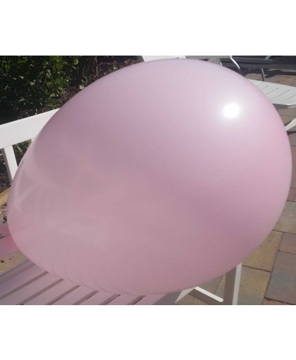 Mega grote baby roze ballonnen 90 cm