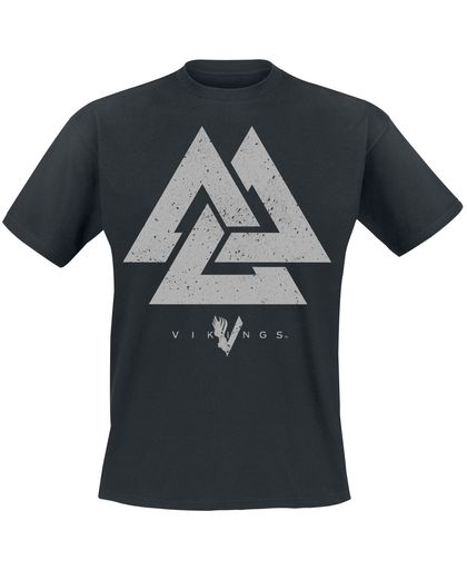 Vikings Triangle T-shirt zwart
