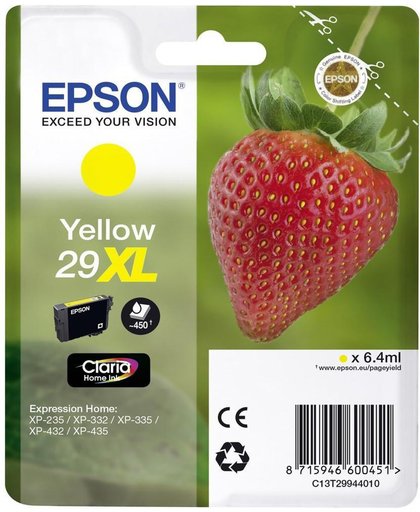 Epson C13T29944012 inktcartridge Geel 6,4 ml 450 pagina's