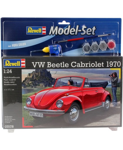 Revell Auto Volkswagen Beetle Cabriolet '70 - Bouwpakket - 1:24
