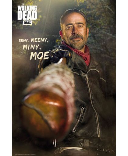 The Walking Dead Negan Poster meerkleurig