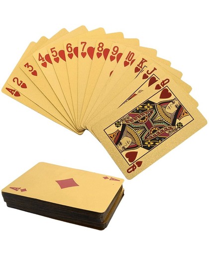 Unieke Luxe Gouden Speelkaarten | Pokerkaarten | 24K Geplastificeerd