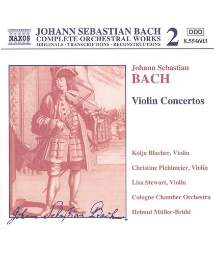 Bach: Concertos For 1 & 2 Violins / Muller-Bruhl, CCO