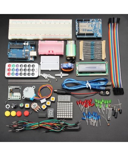Uitgebreide Starter Kit V2 Voor Arduino   - Genuino Starters Set Met Uno R3 Board & Sensors