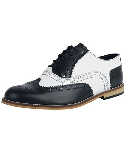 Steelground Shoes Classic Brogue Schoenen zwart