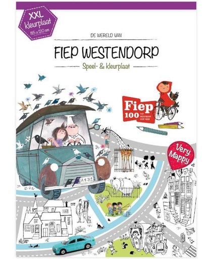 Very Mappy: XXL speel- en kleurplaat Fiep Westendorp
