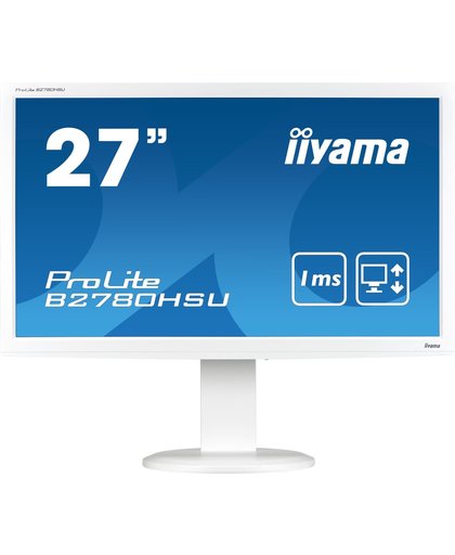 iiyama ProLite B2780HSU-W1 27" Full HD LED Mat Flat Wit computer monitor LED display