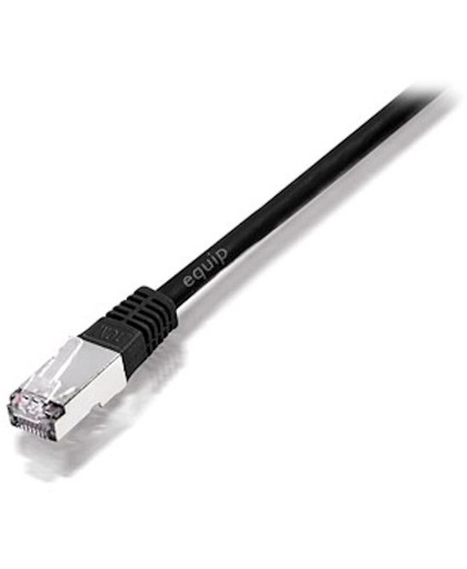 Equip Cat.5e SF/UTP 2.0m 2m Cat5e SF/UTP (S-FTP) Zwart netwerkkabel