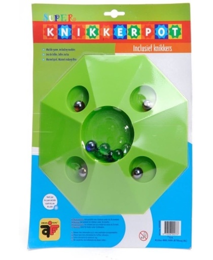 Angel toys Knikkerpot super 22cm inclusief 10 knikkers