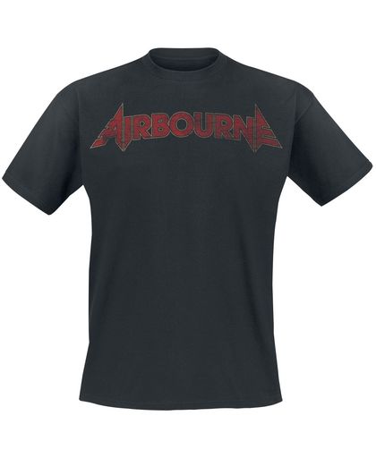 Airbourne Cracked Logo T-shirt zwart