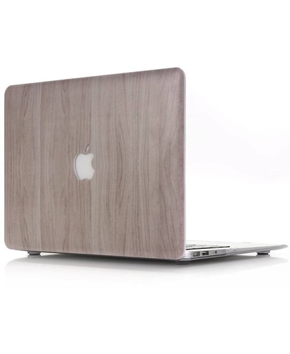 Hardcase houtlook grijs/bruin hoes MacBook Pro Retina 15 inch
