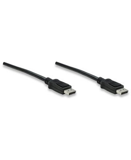 Manhattan 307116 2m DisplayPort DisplayPort Zwart DisplayPort kabel