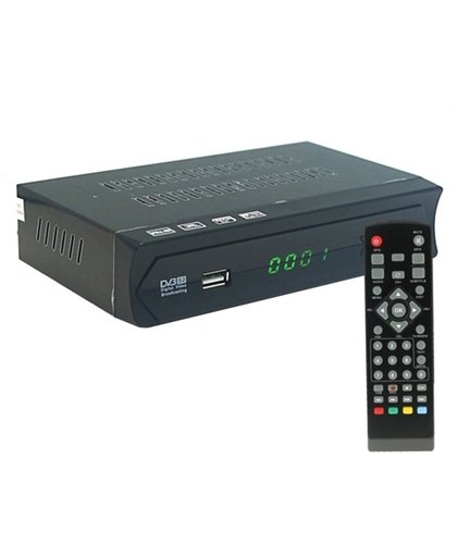 M5-S2 HDMI Digitale Video Uitzending Full HD DVB-S2 Satelliet TV ontvanger HDTV DVB-S2 Set Top Box(zwart)