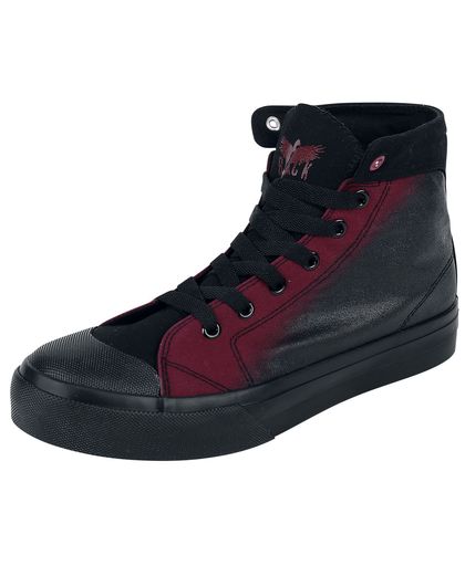 Black Premium by EMP Walk The Line Sneakers zwart-rood