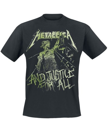 Metallica ... And Justice For All - Vintage T-shirt zwart
