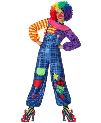 Verkleedkleding voor volwassenen - Lady Clown Flappie - Maat XS/S