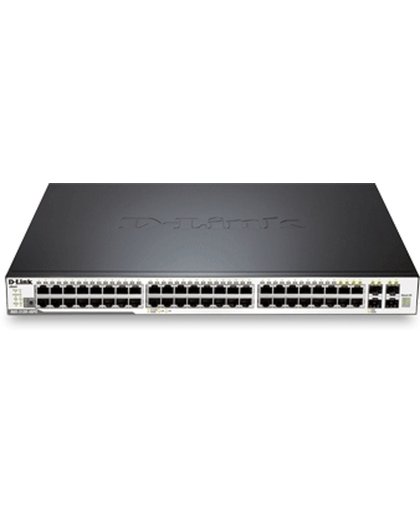 D-Link DGS-3120-48PC/SI netwerk-switch Managed L2+ Zwart Power over Ethernet (PoE)