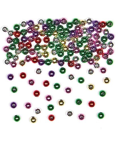 Gekleurde metallic tussenkralen  - creatieve knutselpakket/kralenset voor kinderen en volwassen voor armband en sieraden maken (450 stuks)