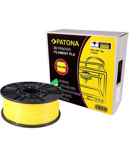 PATONA 1.75mm yellow PLA 3D printer Filament PATONA