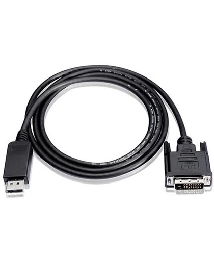 Techly ICOC DSP-C12-020 2m DisplayPort DVI Zwart video kabel adapter