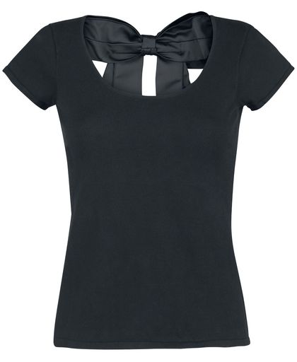 Hell Bunny Celine Top Girls shirt zwart