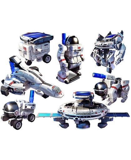 Robot Zonneenergie Space - 7in1 Ruimtevaart, Astronaut Speelgoed – Educatief Robot Bouwpakket / Bouwset voor Jongens Vanaf 10 jaar