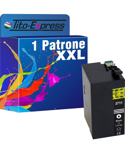 Tito-Express PlatinumSerie PlatinumSerie® 1 inktpatroon voor TE2711 TE-27 XL compatibel met Epson Black