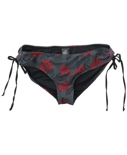 Hell Bunny Bug and Roses Bikini Pants Bikini zwart