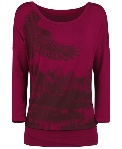 Black Premium by EMP Fast And Loose Girls longsleeve bordeaux