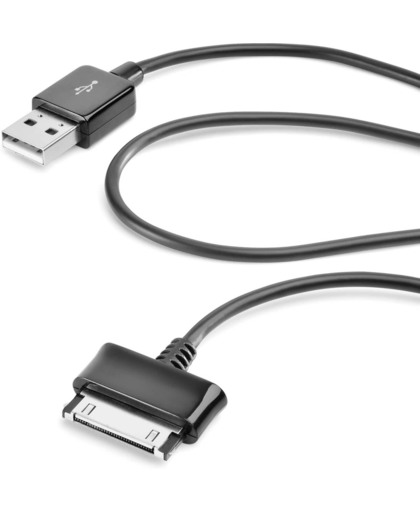 Cellularline TABLET USB CABLE 1.15m Mannelijk Mannelijk Zwart USB-kabel