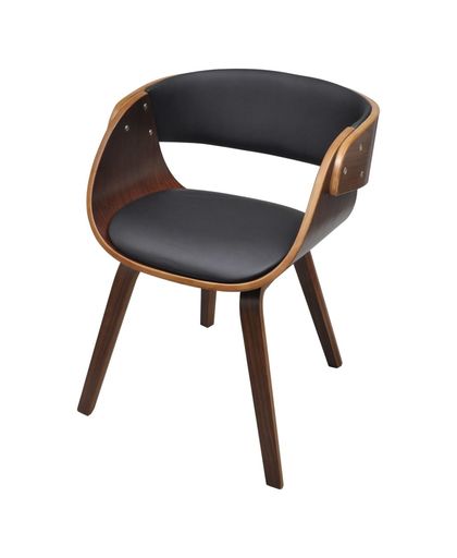 vidaXL Dining Chair with Padded Bentwood Seat