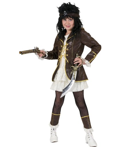 Piratenkostuum Florence voor meisjes - Verkleedkleding - Maat 140