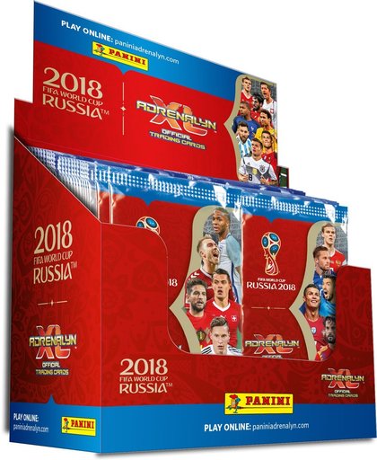 Panini Adrenalyn XL FIFA WK Rusland 2018 Display - 50 Zakjes Voetbalplaatjes