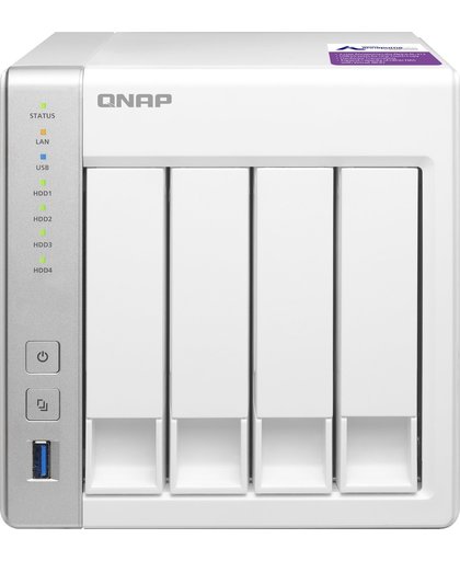 QNAP TS-431P data-opslag-server Ethernet LAN Toren Wit NAS