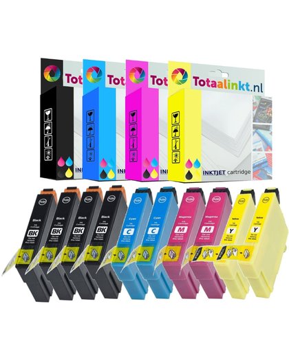 Epson T0615 - T0611-BCMY | Multipack 10x inkt cartridge | huismerk