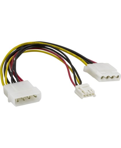 DELTACO DEL-115, Intern Y kabel voor 3.5 ‘’ en 5.25 " CD-ROM stations