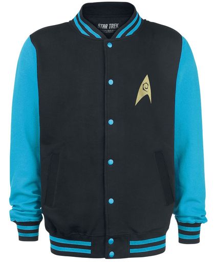 Star Trek Communicator College jack zwart-blauw