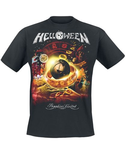 Helloween Tour Collage T-shirt zwart
