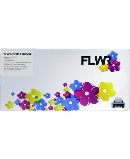 FLWR - Drumcartridge / 126A Drum / zwart en kleur -  geschikt voor HP
