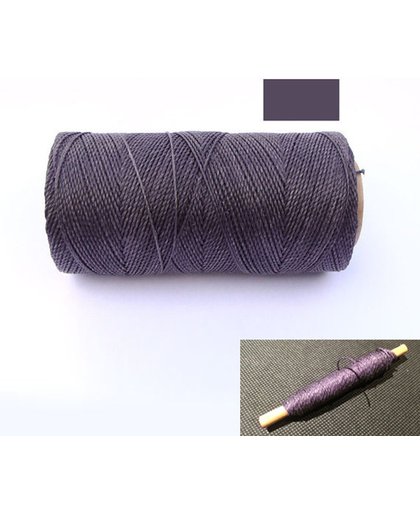 Macrame Koord - Waxed Polyester Cord - ZACHT PAARS / SOFT PURPLE - Klos 914 cm - 1mm dik