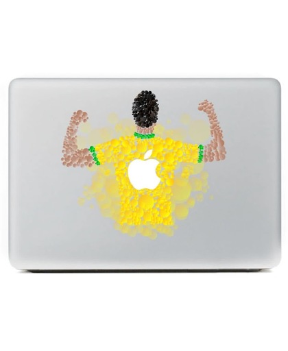 Braziliaanse Voetballer - MacBook Decal Sticker