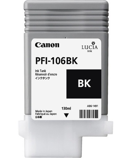Canon PFI-106 BK inktcartridge Zwart