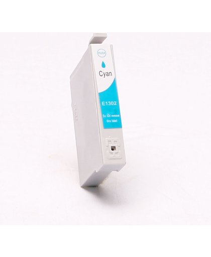 Toners-kopen.nl C13T13024010 T1302  alternatief - compatible inkt cartridge voor Epson T1302 cyan