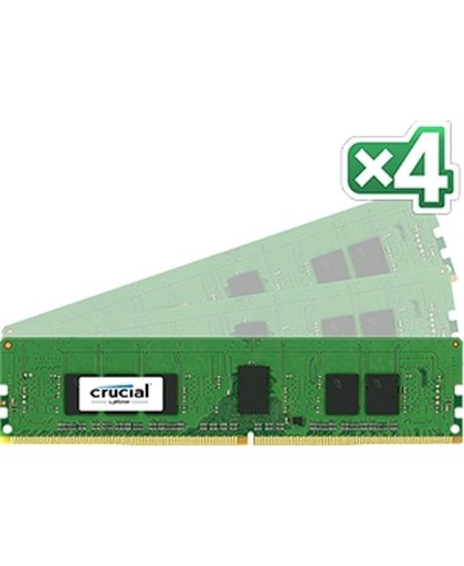 Crucial 16GB DDR4-2133 16GB DDR4 2133MHz ECC geheugenmodule