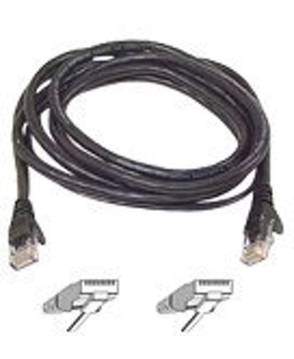 Belkin Patch cable - RJ-45(M) - RJ-45(M) - 15m - UTP ( CAT 5e ) - black 15m netwerkkabel