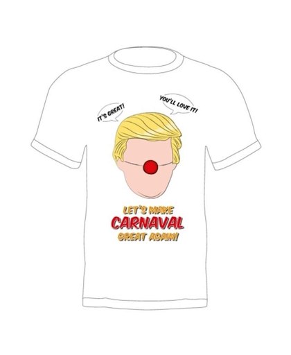 Trump verkleed t-shirt Great Again voor volwassenen 38/50 (m)