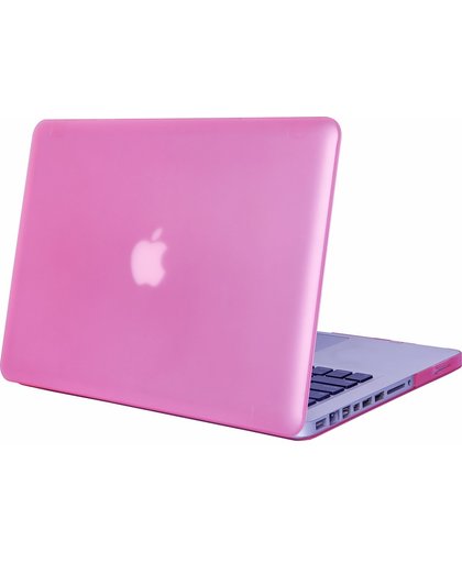Hardshell Macbook Hoes/ Case Pro 13 Inch. Kleur: Roze. Let op: Alleen geschikt voor MacBook Pro 2016 en ouder.